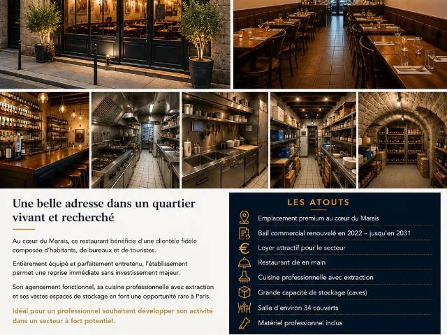Local Commercial vente à Paris, Île-de-France