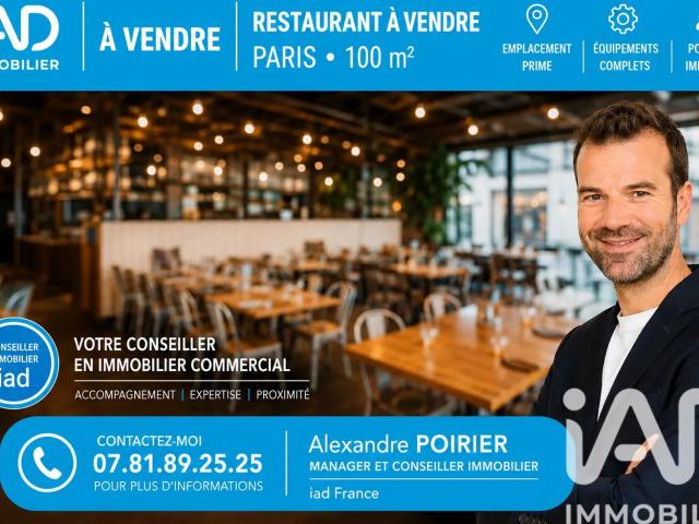 Local Commercial vente à Paris, Île-de-France