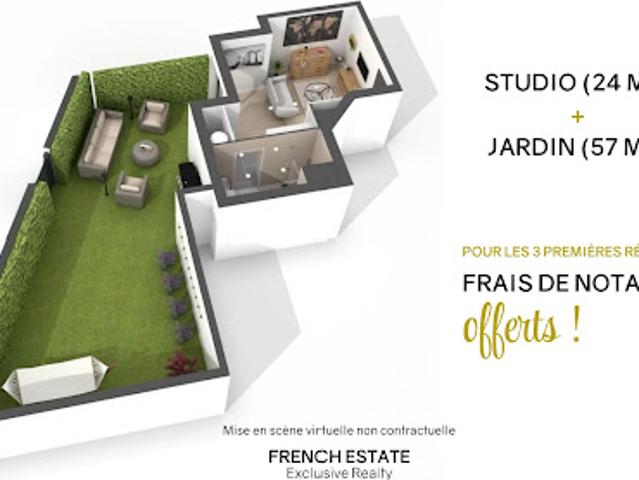 Studio vente à Neuilly-plaisance, Plateau d'Avron