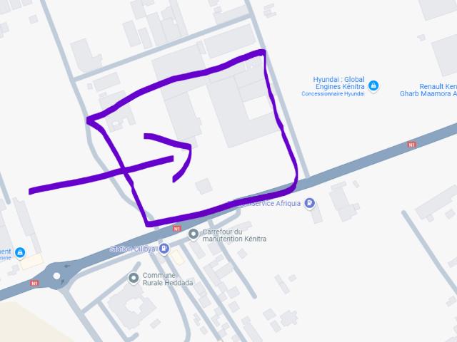 Terrain vente à Lyautey