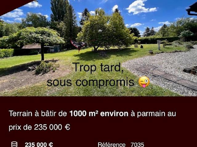 Terrain vente à Pontoise, L'isle-adam