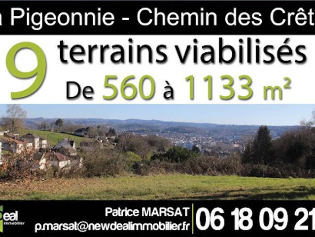 Terrain vente à Brive-la-Gaillarde, Brive-la-gaillarde