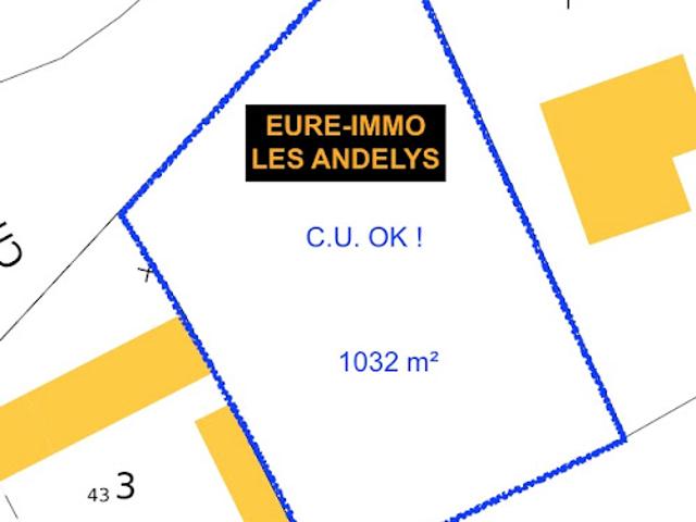 Terrain vente à Les Andelys