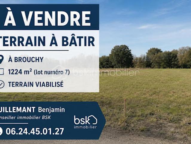 Terrain vente à Péronne, Brouchy