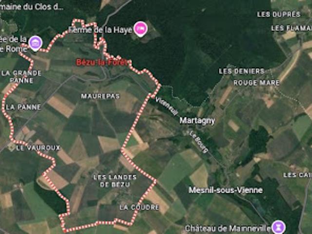 Terrain vente à Les Landes, Bézu-la-Forêt