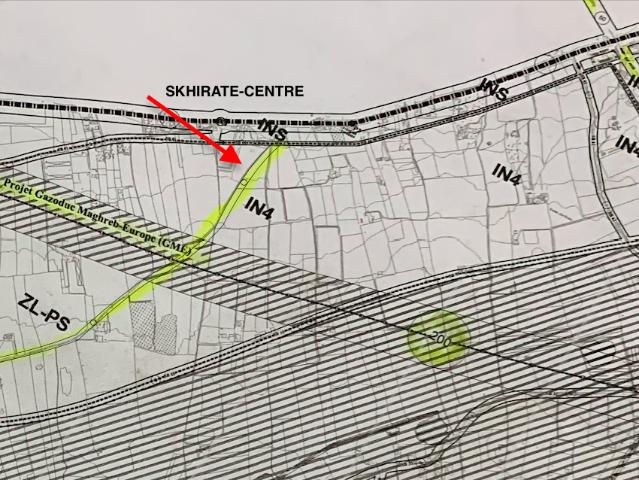 Terrain vente à Skhirat