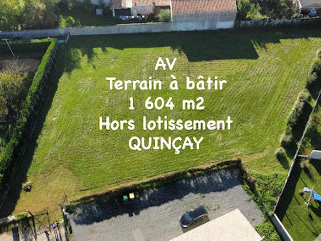 Terrain vente à Poitiers, Quinçay