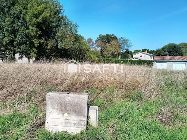 Terrain vente à Le Petit Moulin, Saint-caprais-de-blaye