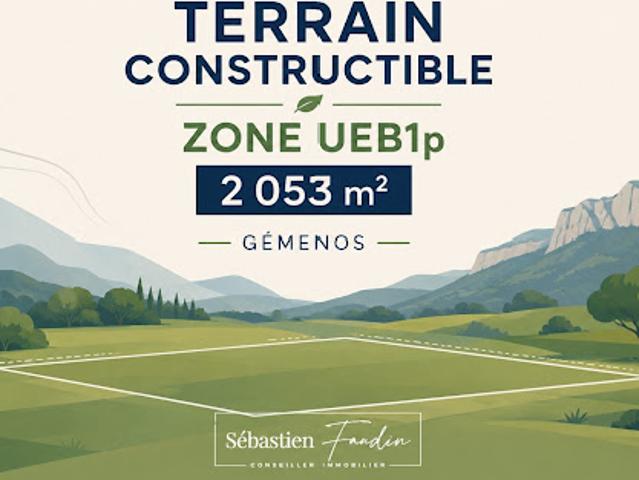 Terrain vente à Marseille, Gémenos