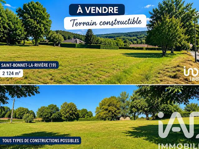 Terrain vente à Brive-la-Gaillarde, Saint-bonnet-la-rivière