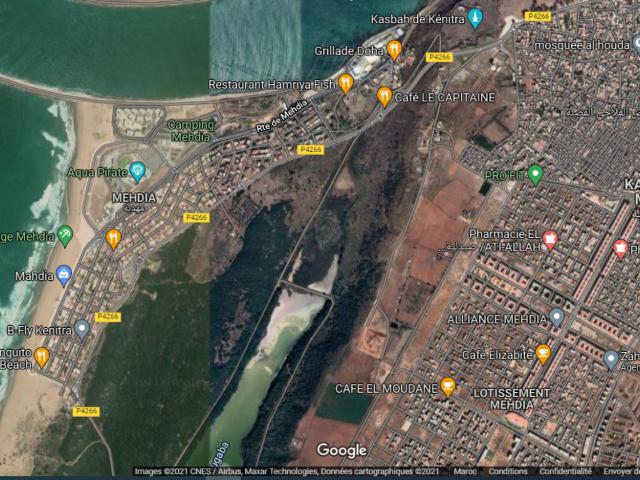 Terrain vente à Mehdiya