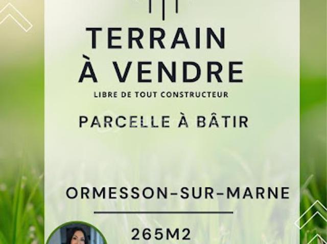 Terrain vente à Créteil, Noiseau