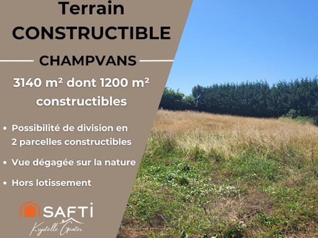 Terrain vente à Dole, Champvans