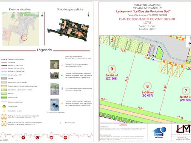 Terrain vente à La Rochelle, Nouvelle-Aquitaine
