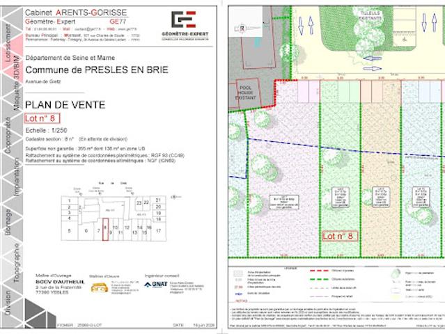 Terrain vente à Autheuil, Presles-en-Brie