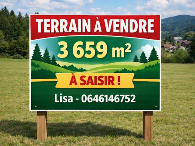 Terrain vente à Saint-Dié-des-Vosges, Gérardmer