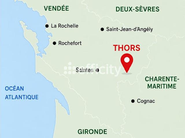 Terrain vente à Saint-Jean-d'Angély, Thors