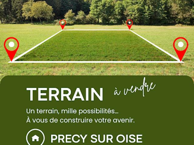 Terrain vente à Senlis, Précy-sur-oise