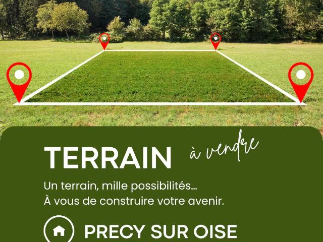 Terrain vente à Précy-sur-Oise, Oise
