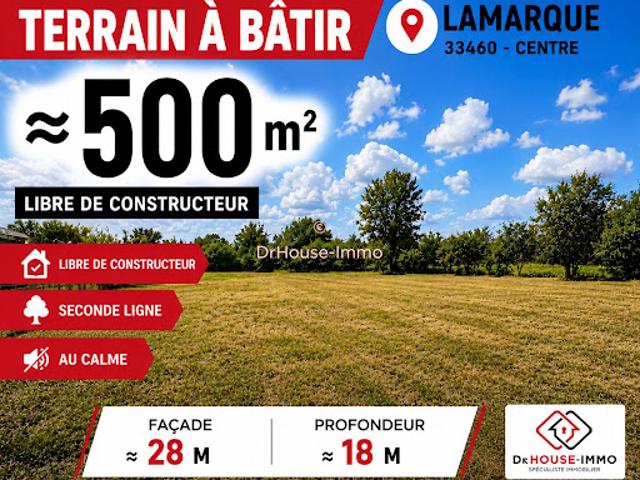 Terrain vente à Lesparre-Médoc, Lamarque