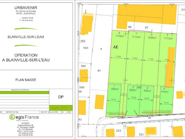 Terrain vente à Blainville-sur-l'Eau, Meurthe-et-Moselle