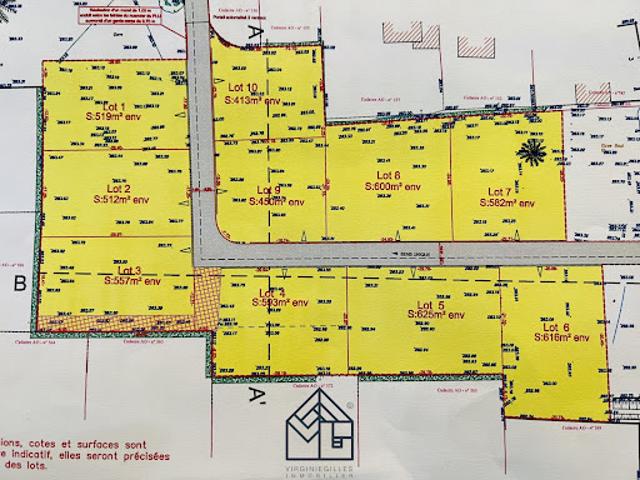 Terrain vente à Le Coteau, Les Plaines-ouest