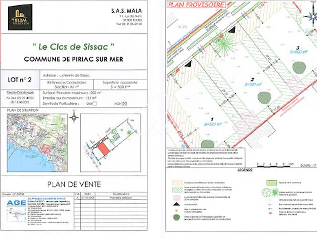 Terrain vente à Saint-Nazaire, Piriac-sur-mer