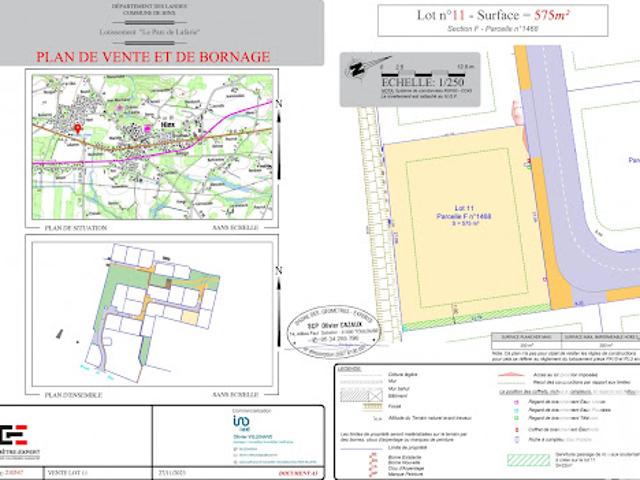 Terrain vente à France métropolitaine, Hinx