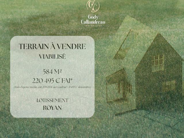 Terrain vente à Rochefort, Royan