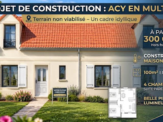 Terrain vente à Nanteuil-le-Haudouin, Oise