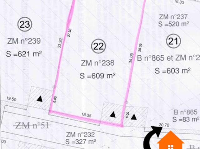 Terrain vente à Bailleau-l'Évêque, Eure-et-Loir