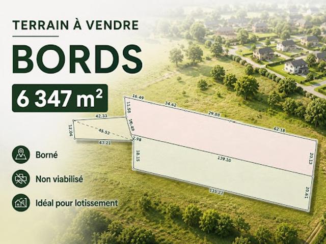 Terrain vente à Saint-Jean-d'Angély, Bords