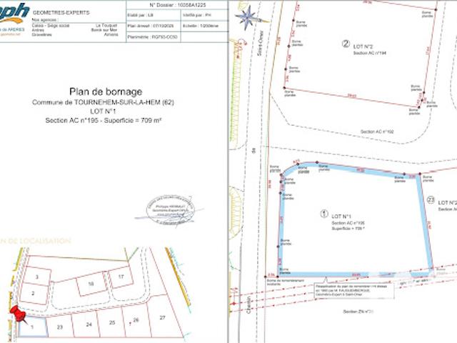 Terrain vente à Saint-Omer, Tournehem-sur-la-hem