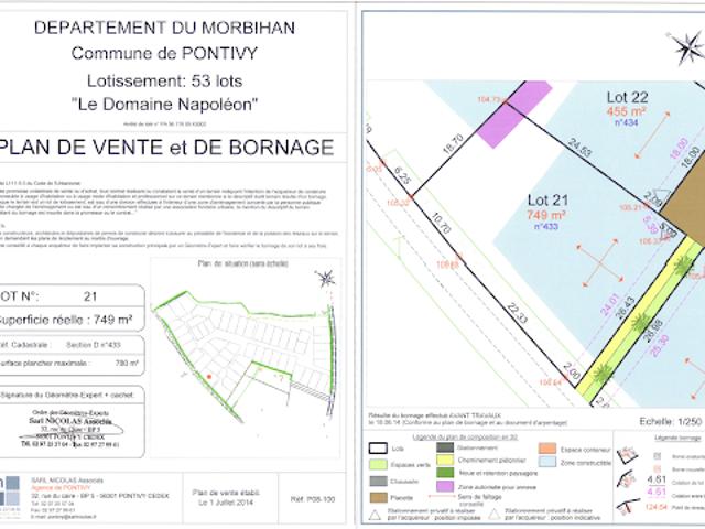 Terrain vente à Pontivy, Bretagne