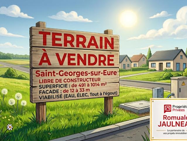 Terrain vente à Chartres, Saint-georges-sur-eure