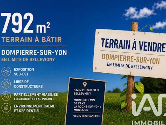 Terrain vente à La Roche-sur-Yon, La Ferrière