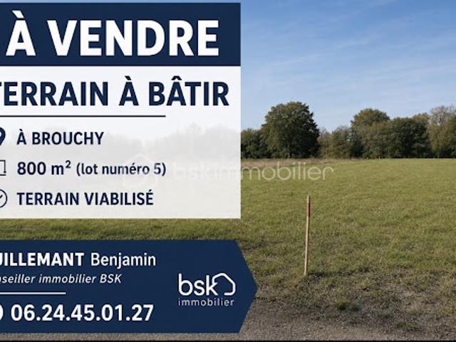 Terrain vente à Péronne, Brouchy