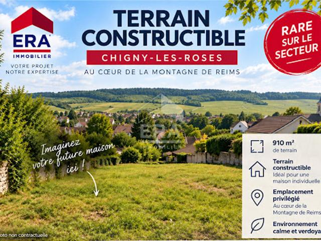 Terrain vente à Chigny-les-Roses, Marne