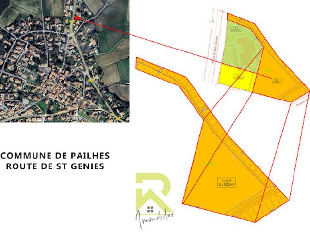 Terrain vente à Béziers, Pailhès