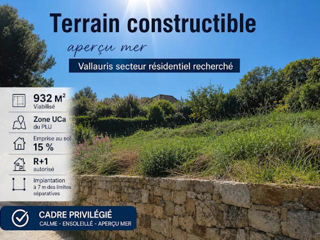 Terrain vente à Grasse, Vallauris