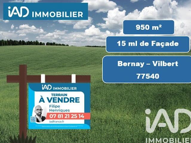 Terrain vente à Provins, Bernay-vilbert