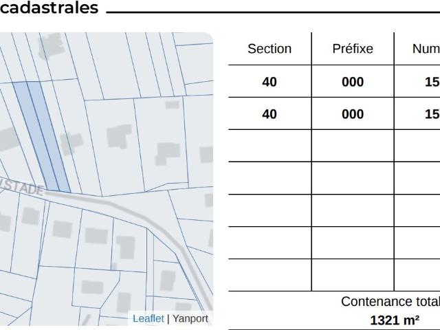 Terrain vente à Forbach-Boulay-Moselle, Macheren
