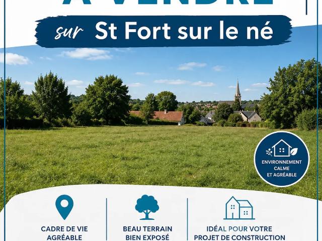 Terrain vente à Cognac, Saint-fort-sur-le-né