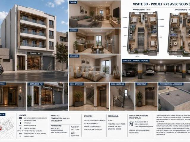 Propriété vente à Sidi Allal El Bahraoui