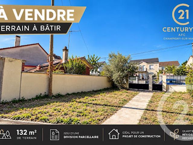 Terrain vente à Nogent-sur-Marne, Champigny-sur-marne