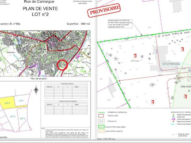 Terrain vente à Montpellier, Lunel