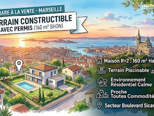 Terrain vente à Marseille