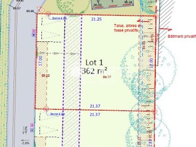 Terrain vente à Zone artisanale du Vern, Landivisiau