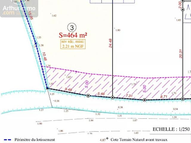Terrain vente à Les Sables-d'Olonne, La Barre-de-monts