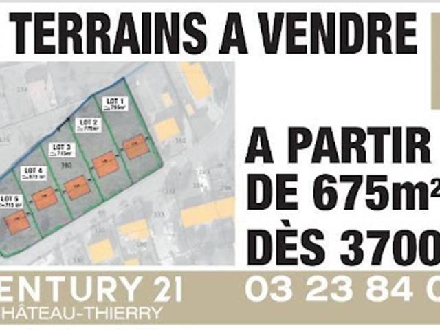Terrain vente à Château-Thierry, Fossoy